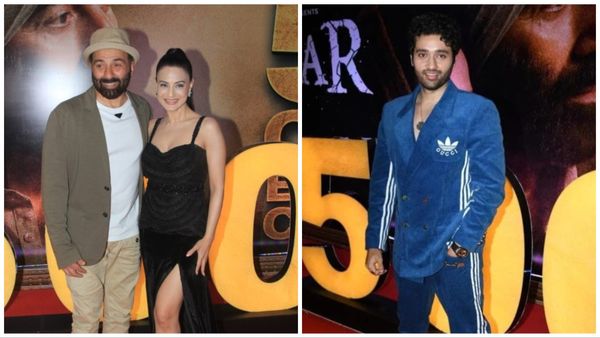 बॉक्स ऑफिस पर Gadar 2 ने की रिकॉर्ड तोड़ कमाई तो टीम ने रखी अमीषा पटेल - सनी देओल के साथ खास पार्टी, तस्वीरें
