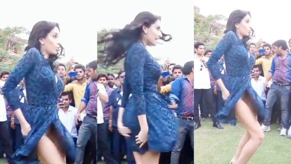 मजे से डांस कर रही थीं Nora Fatehi, हवा में उड़ी ड्रेस और फिर दिखा अंदर का सबकुछ