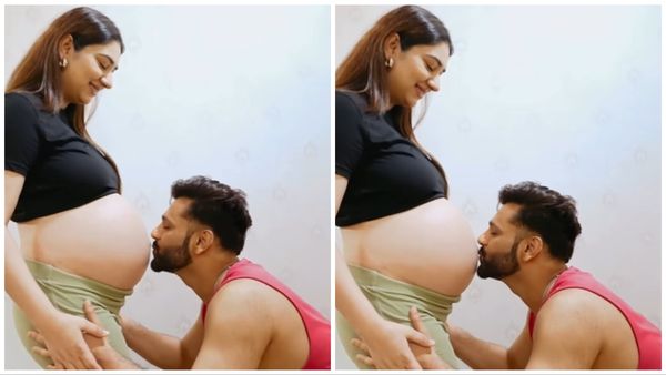 किसी भी वक्त हो सकती है दिशा परमार की डिलिवरी, उधर इतने बड़े बेबी बंप के साथ रोमांटिक हुए राहुल