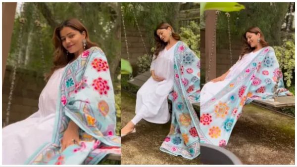 इतने बड़े बेबी बंप के साथ झूले पर बैठी रुबिना दिलैक, लोग मांग रहे कोख के अंदर बच्चे की सलामती की दुआ