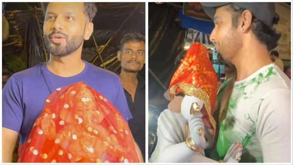 Ganesh Chaturthi 2023: राहुल वैद्य और शरद मल्होत्रा धूमधाम के साथ अपने घर लाए बप्पा, जश्न की तैयारियां शुरु