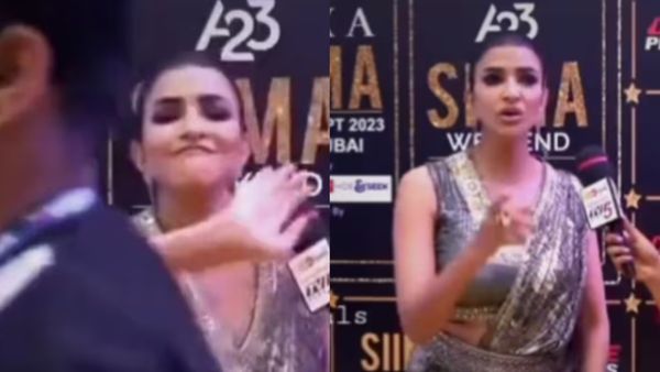 एक्ट्रेस के सामने से गुजरना शख्स को पड़ा महंगा, कैमरे के सामने ही पीटा और फिर दूसरे व्यक्ति को लगाई डांट