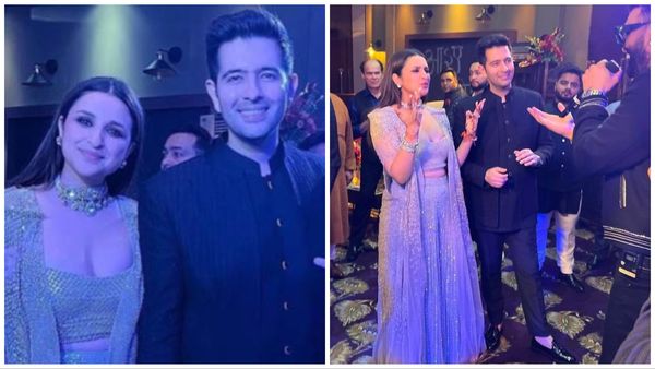 हाई सिक्योरिटी के बावजूद परिणीति-राघव की शादी का पहला वीडियो हुआ लीक, रोमांस में मग्न कपल