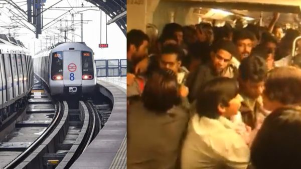 Delhi Metro के लेडीज कोच में घुसे मर्दों की पुलिसवालों ने की जमकर धुनाई, धक्के मार-मारकर निकाला बाहर