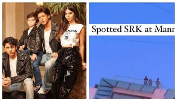 SRK Mannat Video: 'जवान' की सफलता के बाद मन्नत की छत पर बच्चों के साथ चढ़े शाहरुख खान और किया ये काम