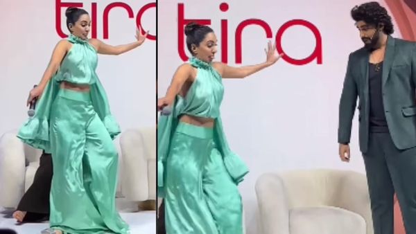 Kiara Advani: हील्स में फंसी ड्रेस और करीना कपूर पर गिरते गिरते बचीं कियारा, अर्जुन कपूर ने यूं संभाला- Video