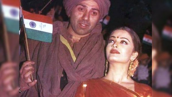 सनी देओल- ऐश्वर्या राय की 'इंडियन', जिसकी शूटिंग आधे में ही हो गई थी बंद, सेट से वायरल रोमांटिक Photos