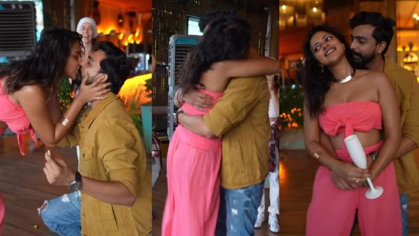 घुटने पर बैठकर बॉयफ्रेंड ने किया प्रपोज तो आउट ऑफ कंट्रोल हुई Amala Paul, सबसे सामने करने लगीं लिप लॉक!