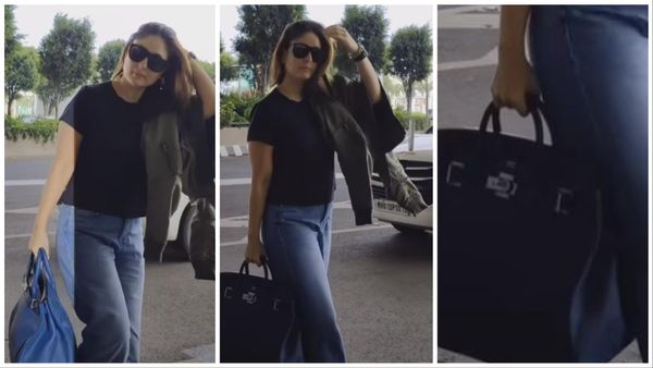 Kareena Kapoor: एयरपोर्ट पर शानदार स्टाइल में दिखी पटौदी खानदान की बहू, 24 लाख का बैग किया कैरी!