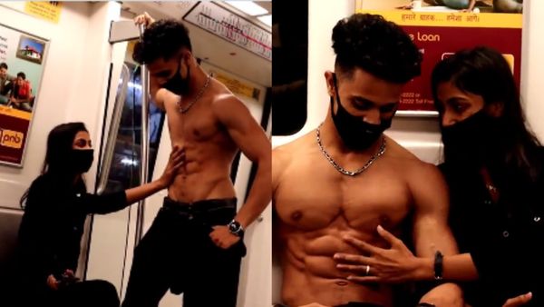 Delhi Metro बना अश्लीलता का अड्डा, लड़के ने उतारे कपड़े, बेकाबू होकर लड़की लगी इधर-उधर छूने