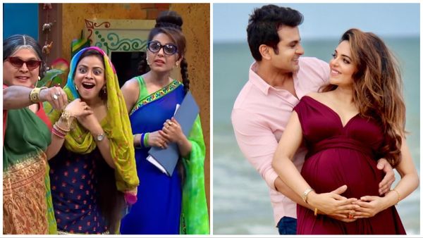 कपिल शर्मा की विद्यावती हुई प्रेग्नेंट, 35 की उम्र में पति की बाहों में दिखाया इतना बड़ा बेबी बंप