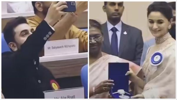 Video Viral:नेशनल अवॉर्ड लेते हुए आलिया भट्ट के खास पल को रणबीर कपूर ने किया फोन में रिकॉर्ड