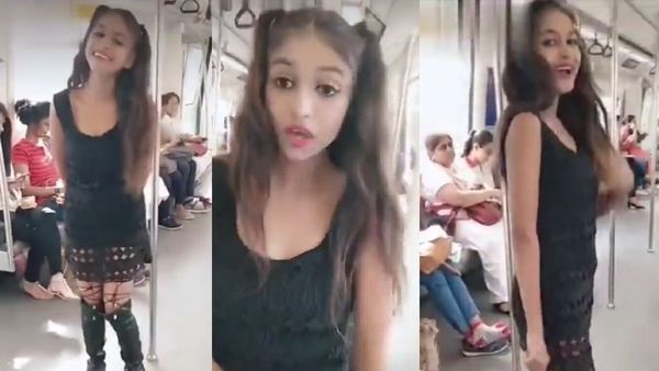 दिल्ली मेट्रो से यंग लड़की का वीडियो वायरल, शाहरुख खान के गाने पर दिखाए कातिलाना मूव्स!