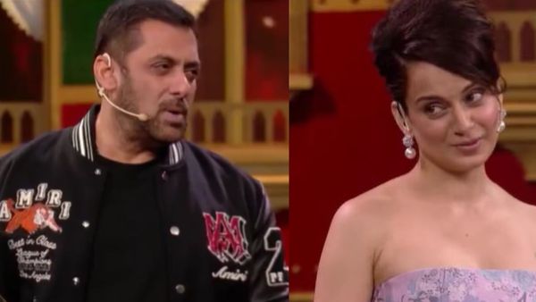 कंगना रनौत से फ्लर्ट करते नजर आए सलमान खान, लोग बोले- 'भाई शादी कर लो, वर्ल्ड वॉर 2 देखना है'