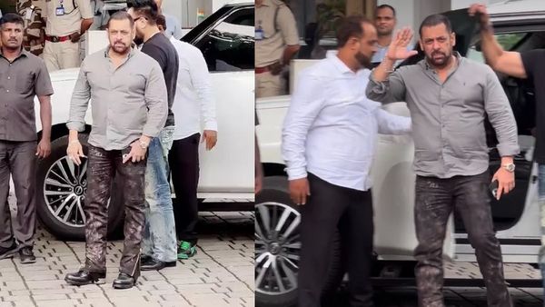 भारी सिक्योरिटी के बीच एयरपोर्ट पर स्पॉट हुए सलमान खान, लुक देखकर नेटिजन्स बोले- 'ये क्या हाल बना रखा है..'