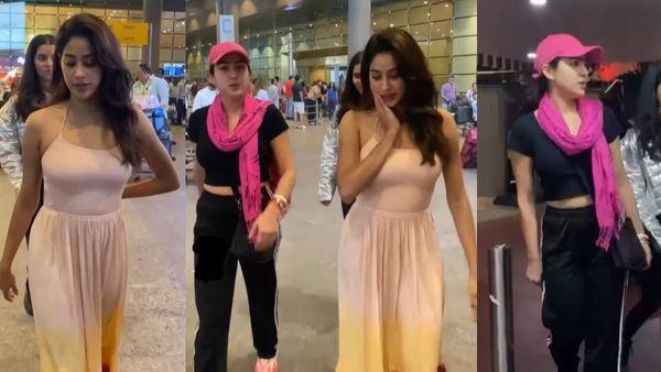 कौन कूल कौन हॉट? एयरपोर्ट पर एक साथ दिखीं सारा अली खान और जान्हवी कपूर, वीडियो वायरल