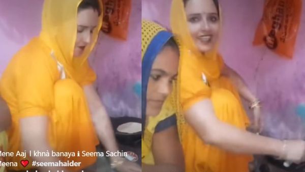 Seema Haider ने पहली बार सचिन के घर में बनाई रोटियां, सास के साथ रसोई से वायरल हुआ वीडियो!