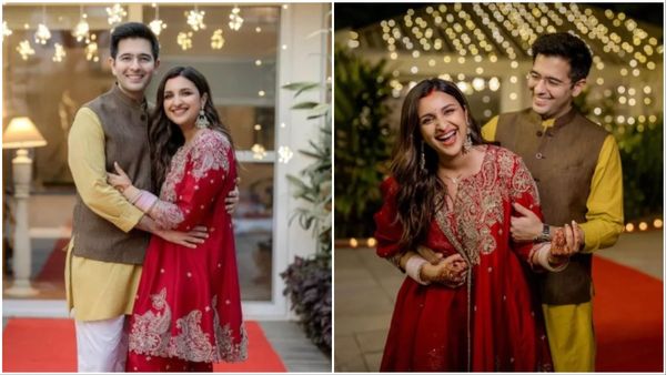 राघव चड्ढा की दुल्हनियां परिणीति चोपड़ा ने करवाचौथ पर पहना 1.56 लाख का सूट, देखकर दीवाने हुए पतिदेव