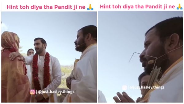 रणवीर दीपिका की शादी का अनसीन इनसाइड वीडियो वायरल, पंडित जी ने रणवीर को दी थी ये चेतावनी
