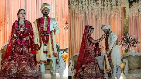 वर्ल्ड कप के बाद शादी के बंधन में बंधा ये क्रिकेटर, सुर्ख लहंगे में सजी दुल्हन को लेने पहुंचा गोरखपुर