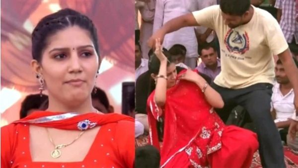 VIDEO: डांस के बीच सपना चौधरी को गंदी तरीके से छूने लगा लड़का.. खिलखिलाते रहे ताऊ-चाचा