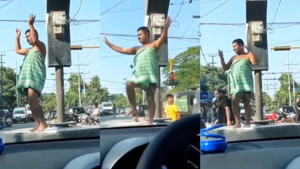 Viral Video: एक शख्स ने हरे रंग का तौलिया लपेटकर किया घिनौना डांस, लोगों ने कहा-'इस बीमारी का कोई इलाज नहीं'