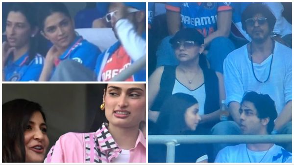 विकेटों की झड़ियों के बीच क्रिकेटर्स का हौसला ऐसे बढ़ाते दिखे बॉलीवुड सेलेब्स, रणवीर-दीपिका से लेकर SRK सब झूम