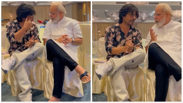 वर्ल्ड कप हारने के बाद पीएम मोदी और शाहरुख ने हुई लंबी बातचीत! वीडियो ने काटा बवाल