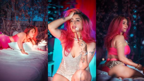 अपने बर्थडे पर नॉटी हुईं Neha Bhasin, पैंट उतारकर बिस्तर में लेटी, हाथो में लिया जाम और केक को ऐसे काटा कि...