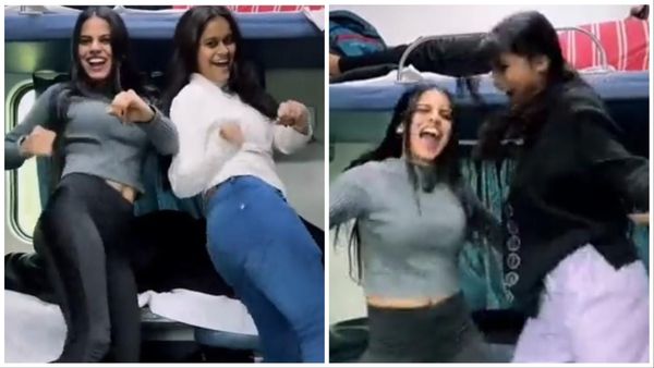 रील बनाने का चढ़ा भूत तो ट्रेन में ही लड़कियां उछल-उछल कर करने लगीं डांस, भोजपुरी गाने पर दिखाए लटके-झटके