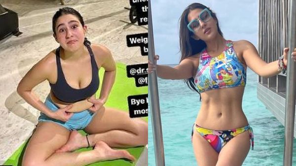 सारा अली खान के पेट में जम गई ढेर सारी चर्बी? सामने आईं तस्वीरें की वजह से हुईं असहज!