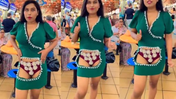 उर्फी जावेद की नहीं है खैर, मार्केट में आ गई 'कुल्फी जावेद', रील के चक्कर में अंडरगारमेंट फ्लॉन्ट करते हुए..
