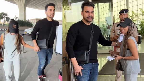 Sshura का हाथ पकड़ एयरपोर्ट पहुंचे Arbaaz Khan बुरी तरह से ट्रोल, लोग बोले- 'किसका बच्चा है ये'