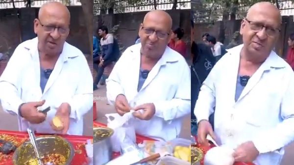 मैं 22 साल का हूं, मेरे जैसा स्मार्ट लड़का.. यूट्यूबर लड़की से भेलपुरी वाले दादा का फ्लर्ट? Viral Video!