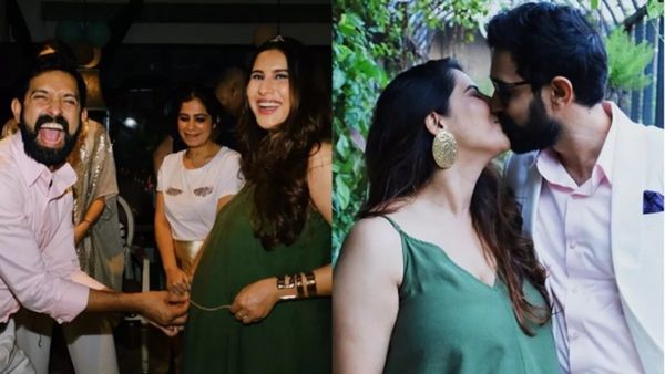 गोदभराई की रस्म में ही हैवीली प्रेग्नेंट पत्नी संग शीतल संग हो गए कोजी, लोग बोला- थोड़ा तो कंट्रोल करो