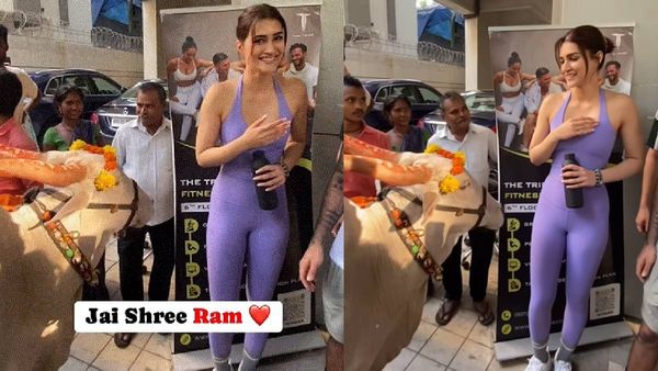 गाय माता को सामने देख ऐसा था कृति सैनन का रिएक्शन? मजेदार कमेंट्स पढ़कर हंस देंगे आप!