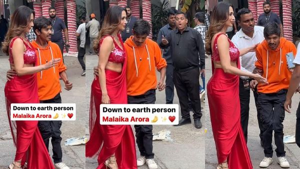 मलाइका अरोड़ा की कमर पर फैन ने ऐसे रख दिया हाथ, बगल में खड़े बाउंसर के उड़ गए होश, खुला रह गया मुंह..