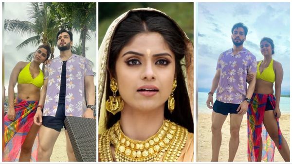 महाभारत में राजमाता सत्यवती का किरदार निभाने वाली हसीना पर चढ़ी बोल्नेस, बिकिनी में पति को दिखाई जन्नत