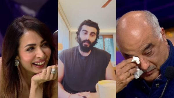 Arjun Kapoor ने अपने पिता बोनी कपूर को रुलाया, पास बैठी होने वाली बहू Malaika Arora लगीं मुस्कुराने