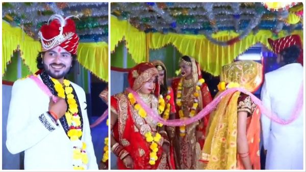 Video: एक दूल्हा और चार दुल्हन...इस अनोखी शादी को देख चकराए लोग, पूछा बच्चे कितने होंगे अब??