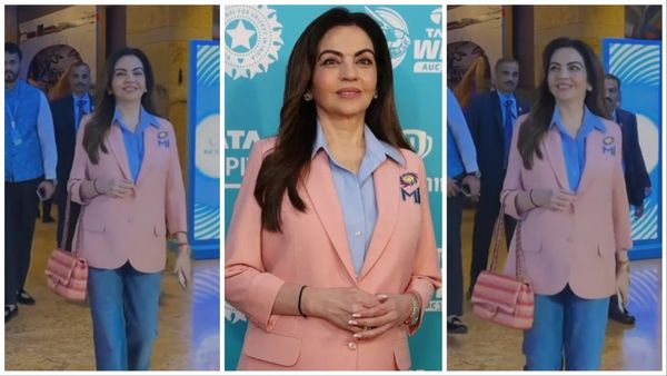 Nita Ambani: WPL निलामी में मुकेश अंबानी की पत्नी के स्टाइलिश लुक पर टिकी सबकी नजरें, बैग की कीमत ने उड़ाए होश