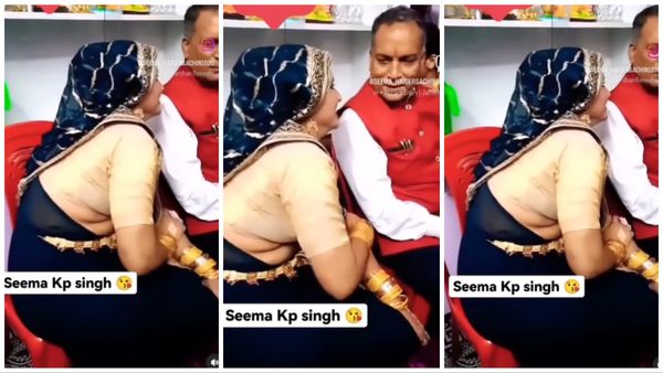 एपी सिंह के साथ मिलकर सचिन के साथ गद्दारी कर रही हैं सीमा हैदर? अकेले में बैठकर हाथ सहलाते ऐसा वीडियो..