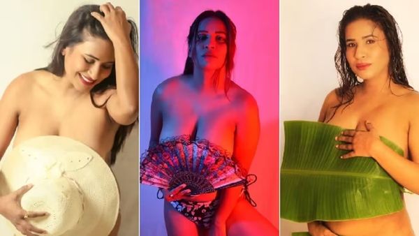 मुस्कान अग्रवाल ने तस्वीरों से दिया चरमसुख, कभी बदमाश पर चिपकाए पत्ते तो कभी टेप से बचाई इज़्ज़त