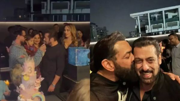 Salman Khan Birthday- भांजी आयत के साथ सलमान खान ने काटा केक, आधी रात को गैलेक्सी के सामने जमा हुए फैंस
