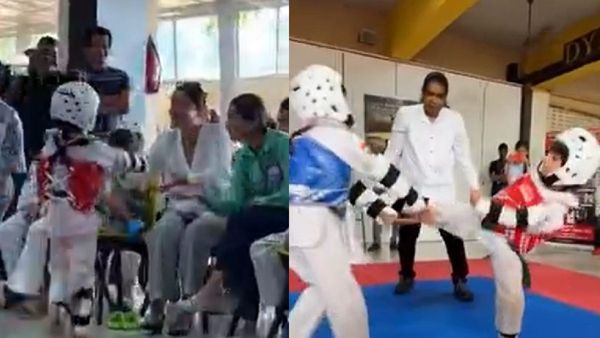 तैमूर के ताइक्वांडो चैंपियनशिप का वीडियो आया सामने, धड़ाधड़ मारी किक, खुश हो गईं करीना..