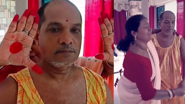 चाचा को अपनी मैक्सी पहनाकर चाची ने करवाया मुजरा? वीडियो देखते ही हंसी नहीं रोक पा रहे हैं लोग..