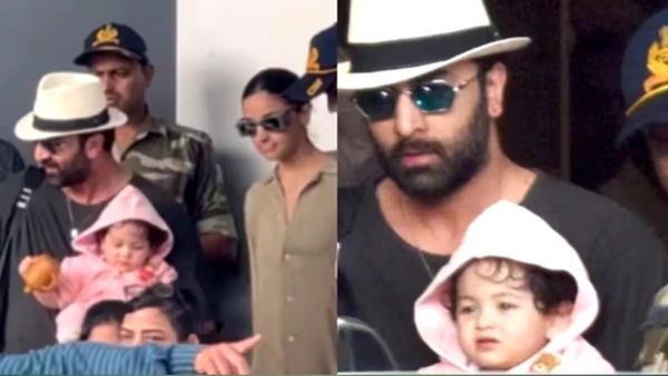 Raha Kapoor की फिर दिखी झलक, छीन ली रणबीर-आलिया की लाइमलाइट, लोग बोले- 'लिटिल ऋषि कपूर'