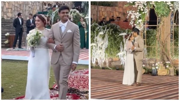 Ira Nupur Wedding: आमिर खान की लाडली ने रचाई व्हाइट वेडिंग, सबके सामने झूमते हुए किया पति को Lip Lock
