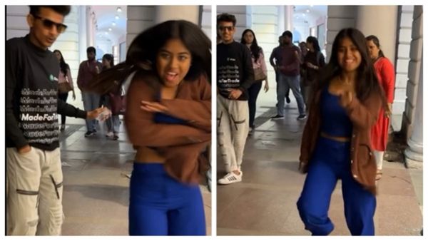 Viral Video: रील बनाने के चक्कर में भीड़ में नाचते हुए बेकाबू हुई लड़की, देखते ही लड़का हुआ हैरान और फिर...