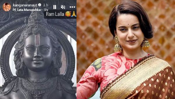 कंगना रनौत ने पोस्ट कर दी राम लला की पहली तस्वीर, कहा- 'मैं हमेशा सोचती थी कि बचपन में राम...'